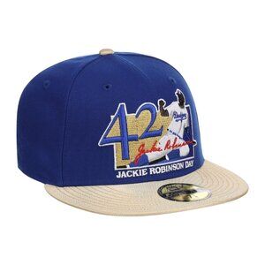 New Era Brooklyn LA Dodgers 59FIFTY Hat Cap Jackie Robinson Day Size 7 1/4